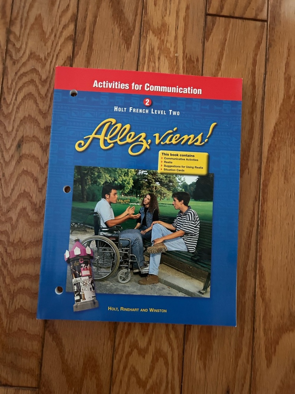 Allez, viens! Holt French Level Two Activity Book - Blue & Red Cover